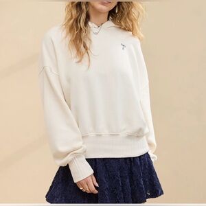 Women's Aerie off white Hoodie